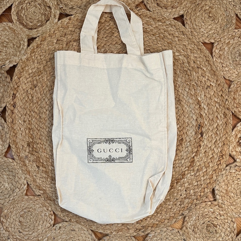 Gucci Canvas Shopping Tote Bag Packaging